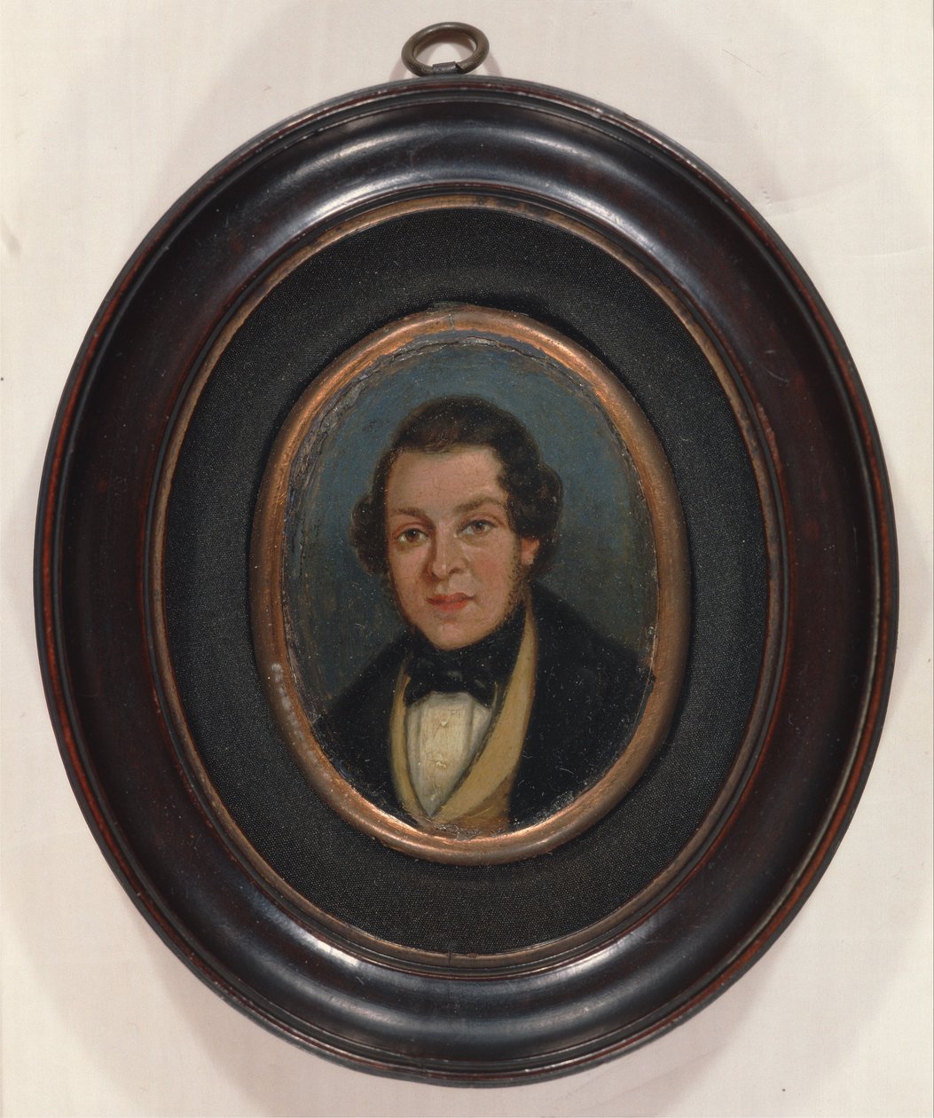 Miniature- Portræt af Abram Constable, bror til kunstneren af John Constable