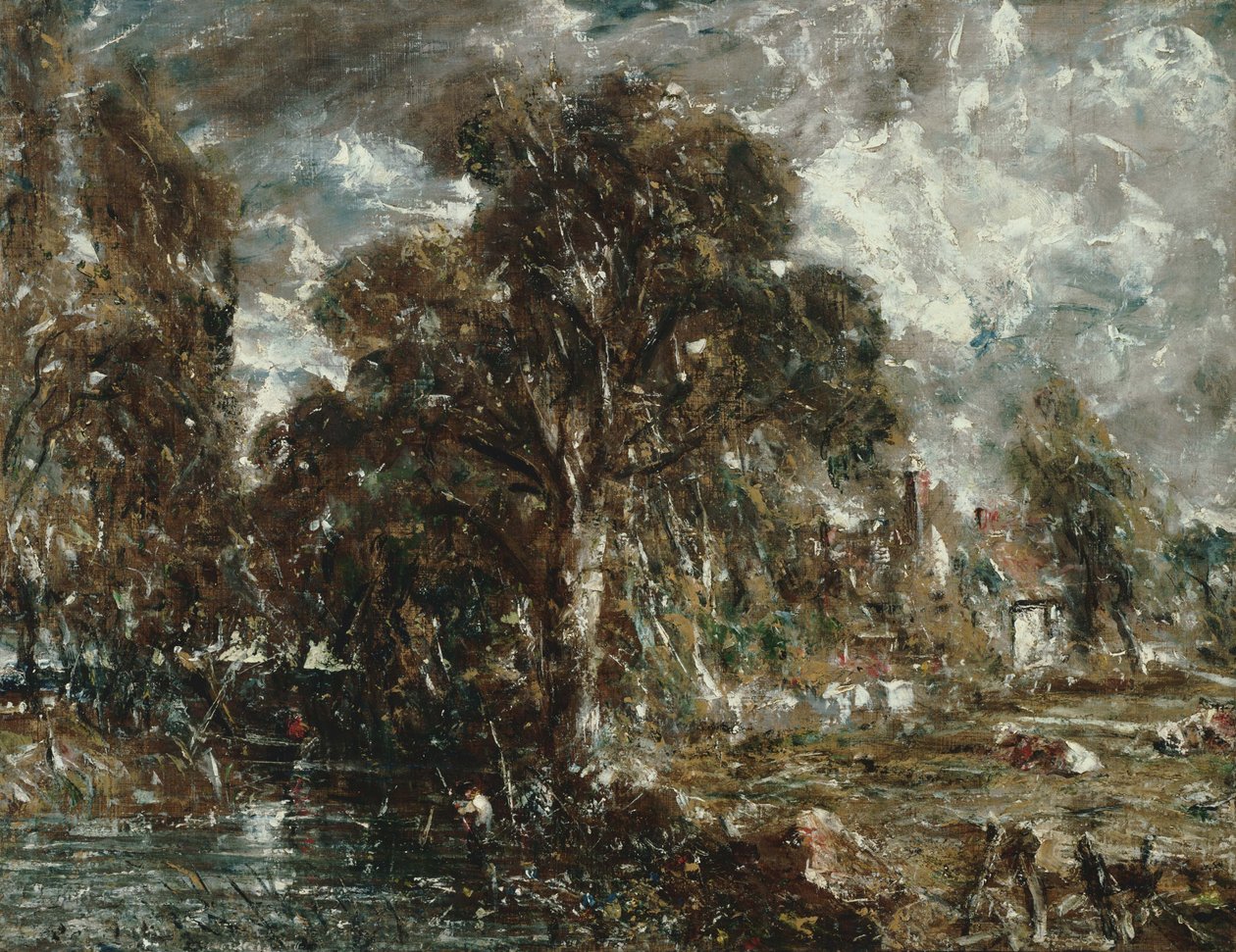 På floden Stour af John Constable