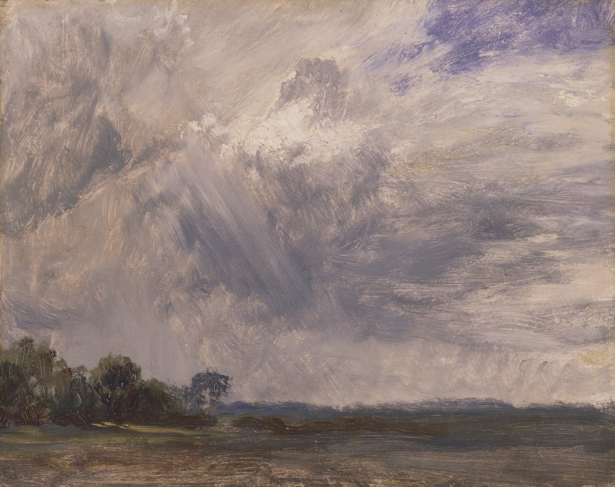 Undersøgelse af en overskyet himmel af John Constable