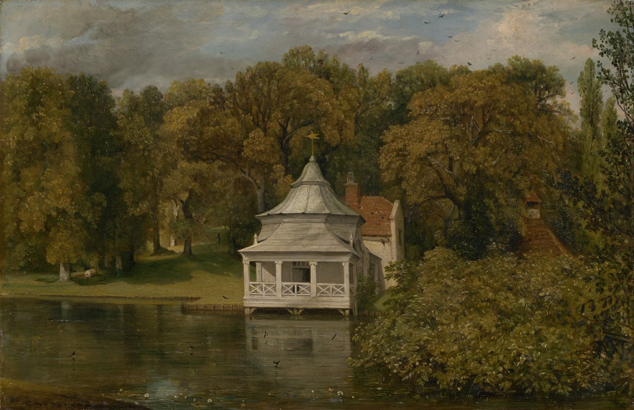 Kvartaler bag Alresford Hall af John Constable