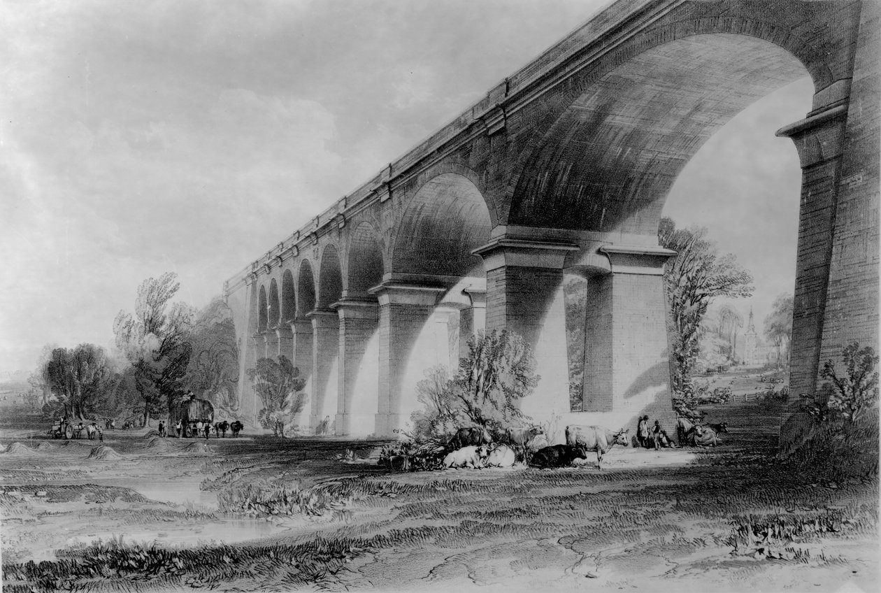 Wharncliffe Viaduct, ca. 1840