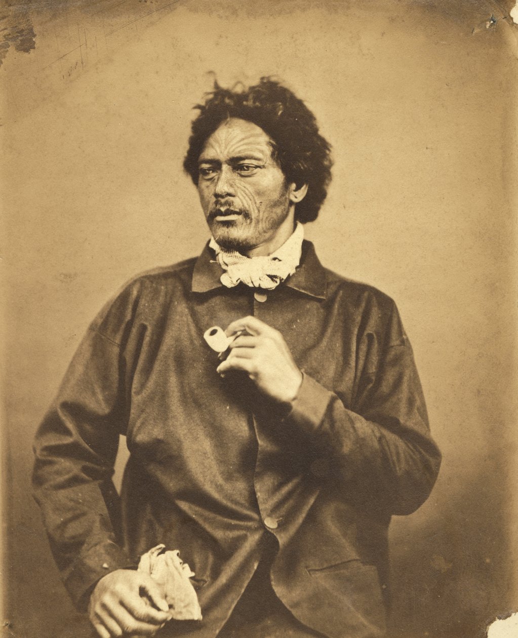 Portræt, ca. 1860 (albumin print) af John Nicol Crombie