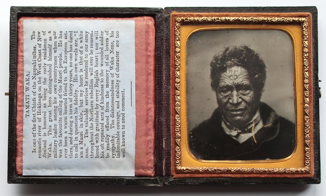 Tamati Waka Nene, ca. 1860 (ambrotype) af John Nicol Crombie