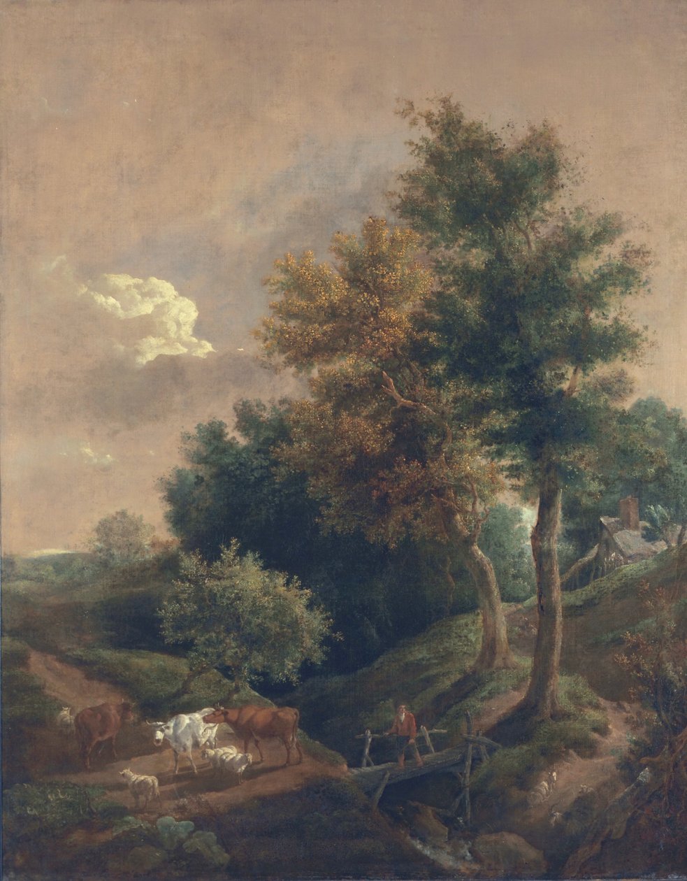 Kanten af en almindelig, ca. 1815 af John Crome