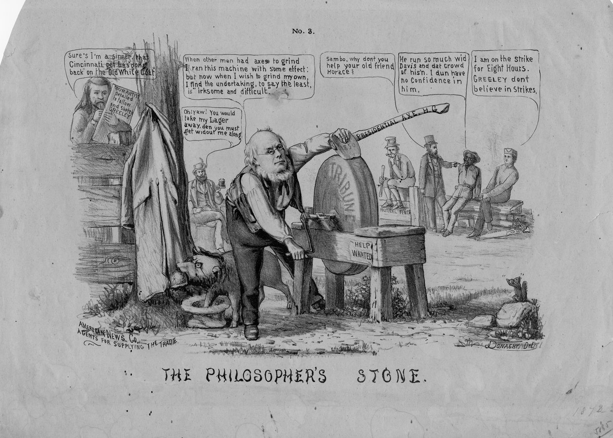 The philosophers stone, udgivet af American News Co., New York, ca. 1872 af John Donaghy