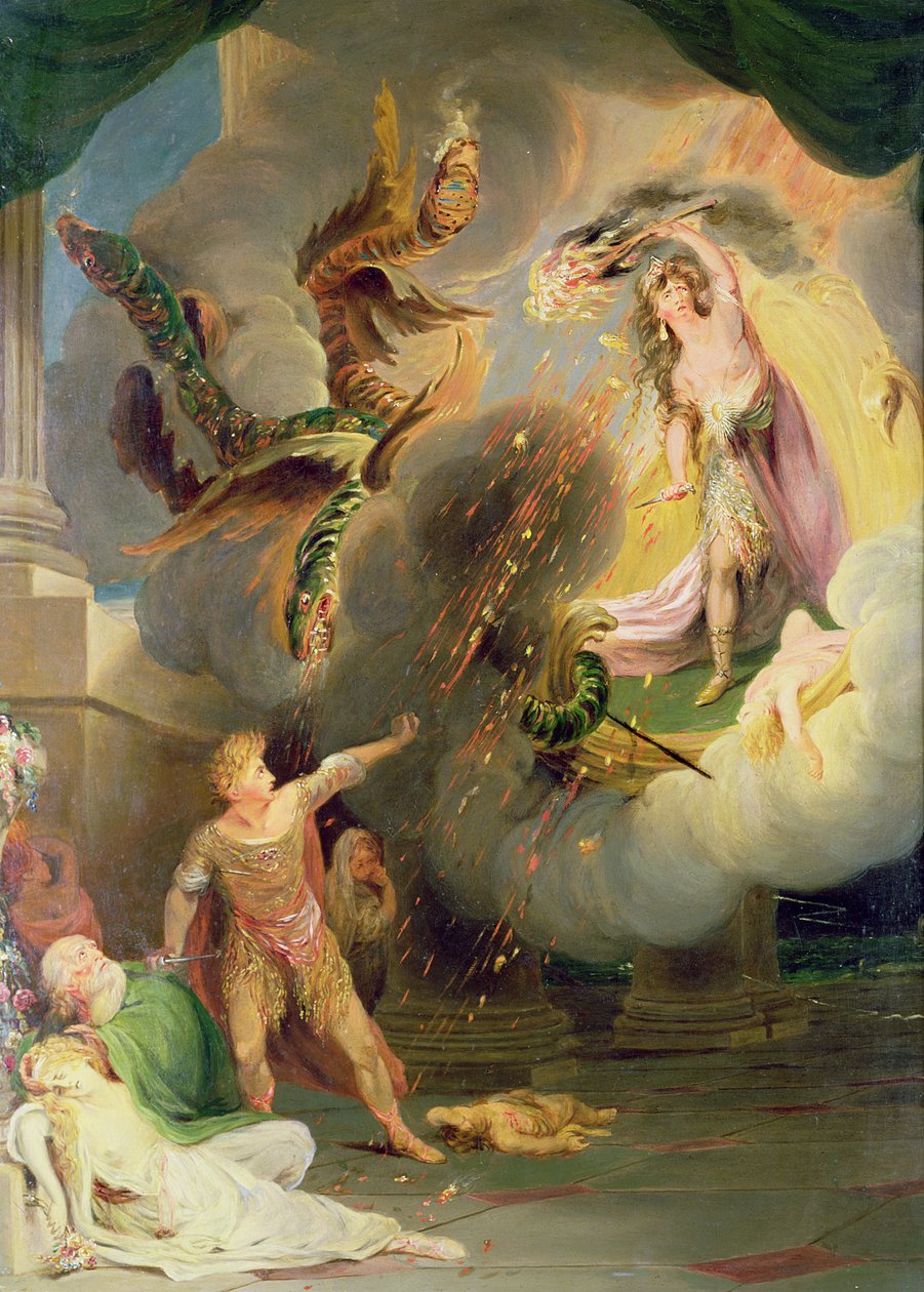 Jason og Medea (panel) af John Downman