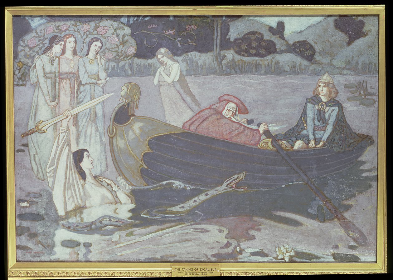 Overtagelsen af Excalibur af John Duncan