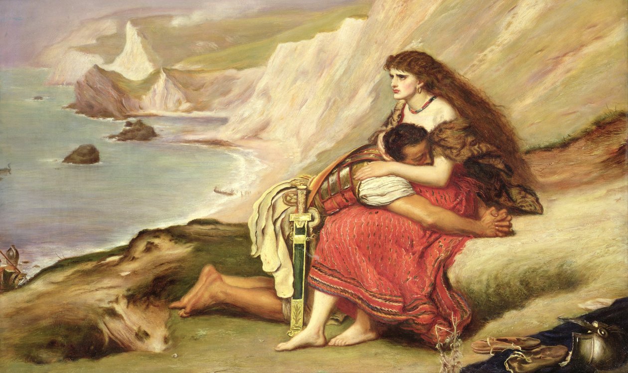 Oldtidens brite af John Everett Millais