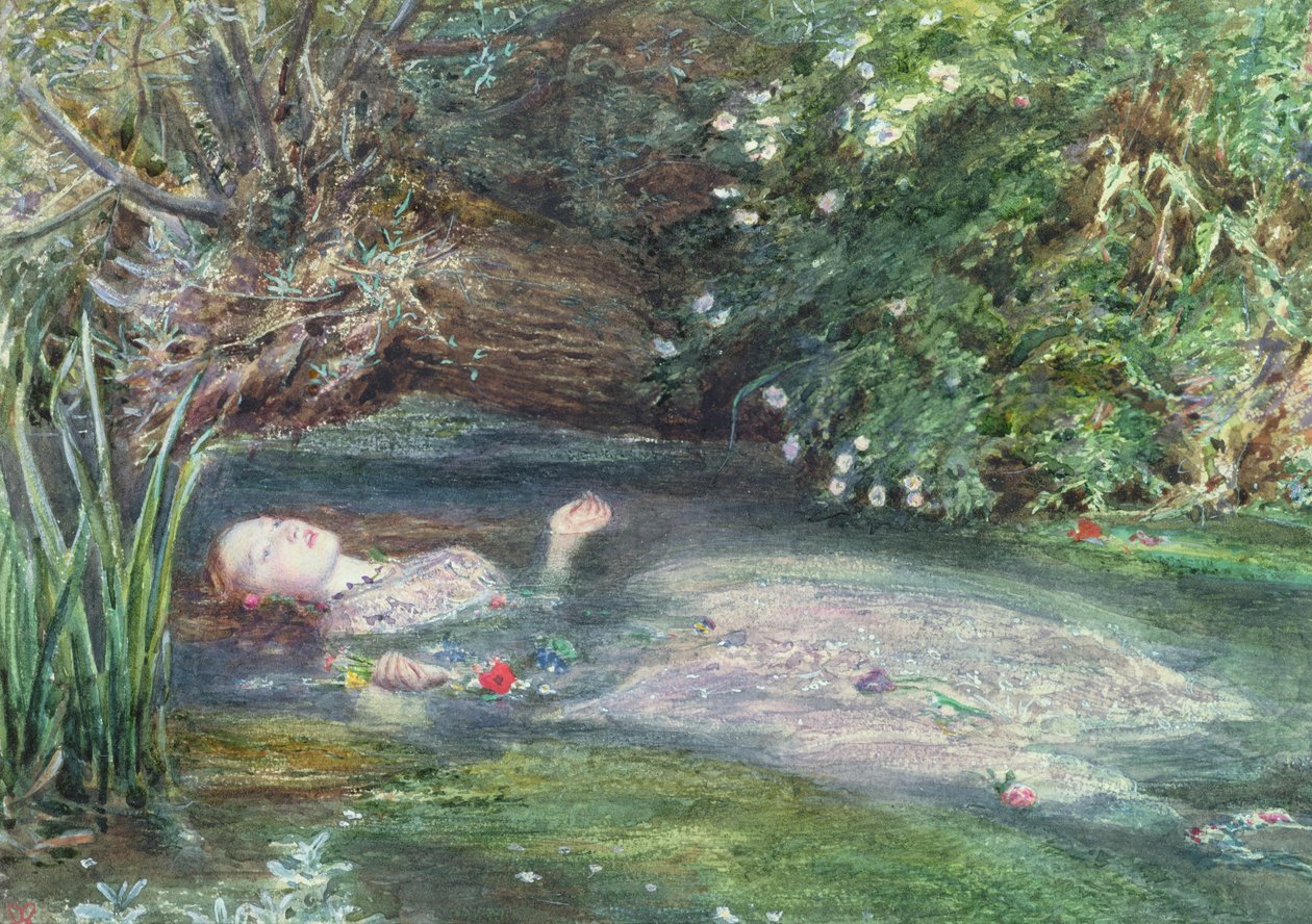 Ophelia af John Everett Millais