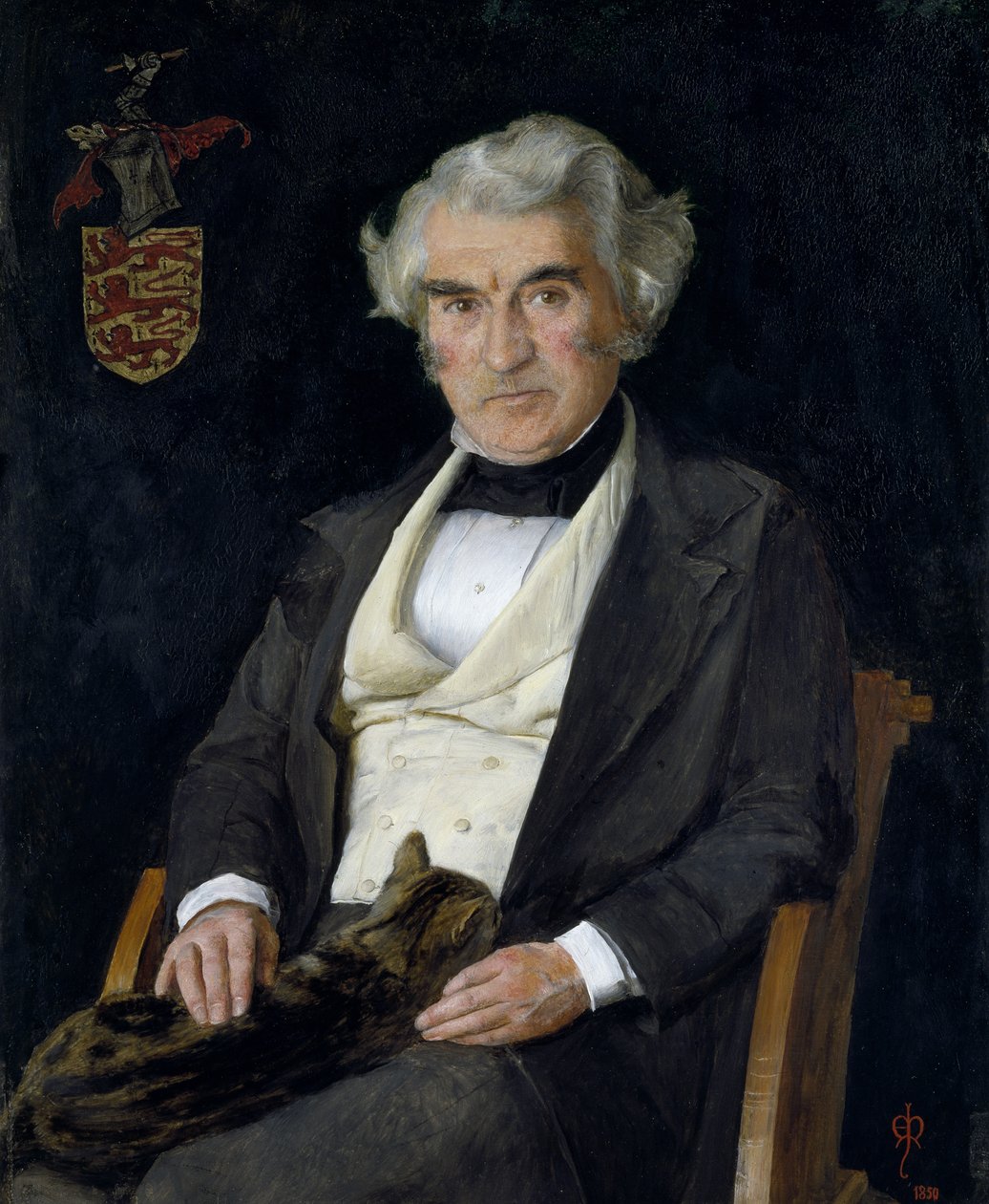 Portræt af Thomas Combe, 1850 af John Everett Millais