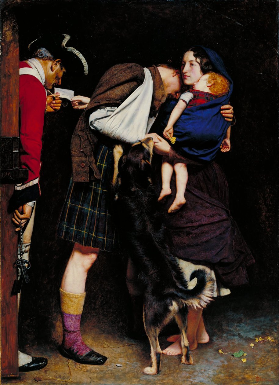 Frigivelsesordenen 1746 af John Everett Millais