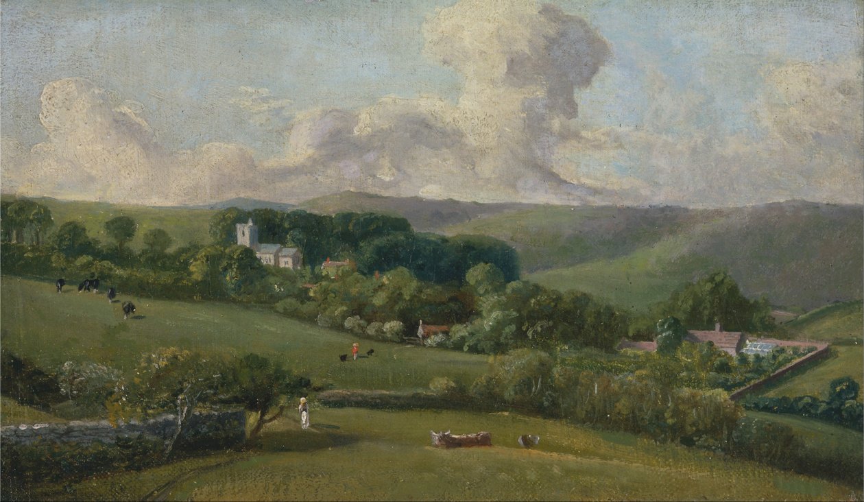Osmington- En udsigt til landsbyen af John Fisher