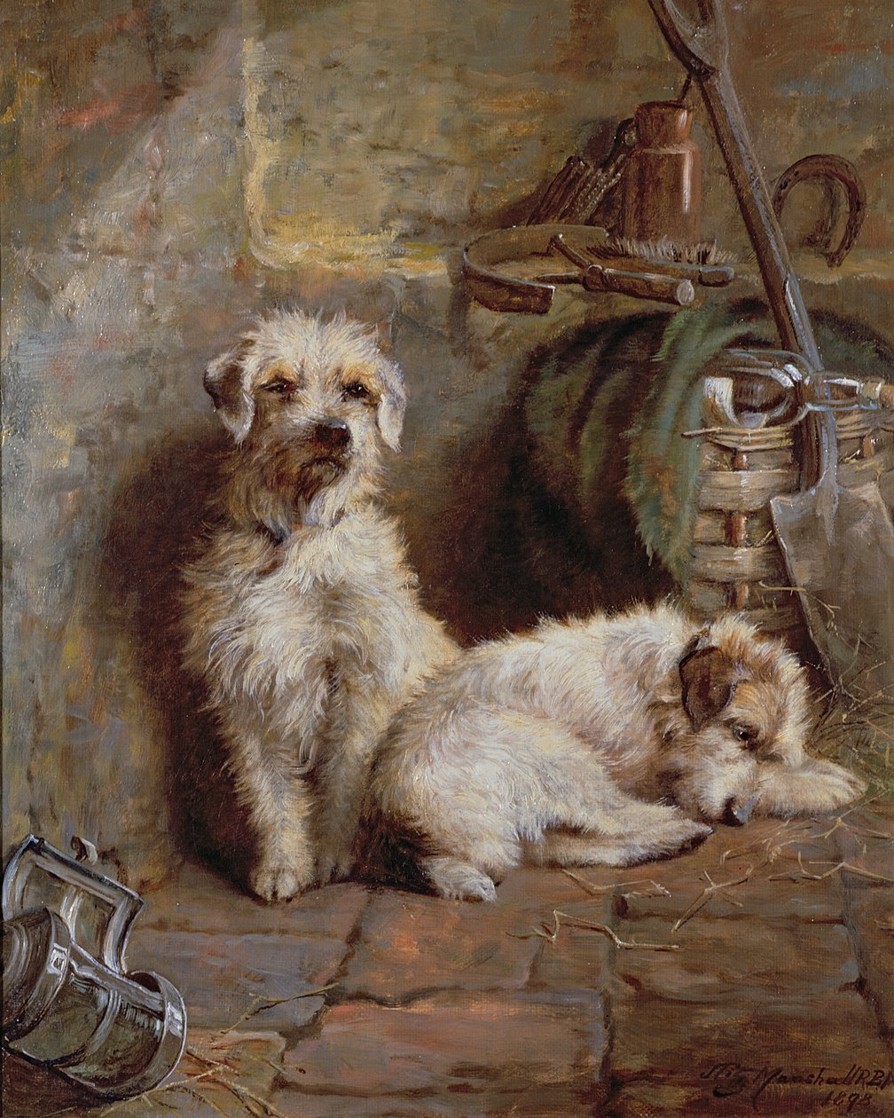 Staldkammerater, 1898 af John Fitz Marshall