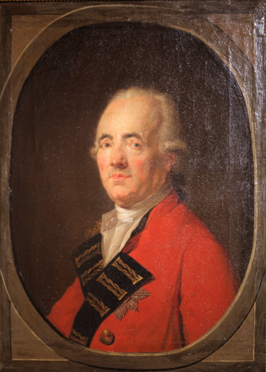 Portræt af general Frederick Haldimand (1718-1791) af John Francis Rigaud