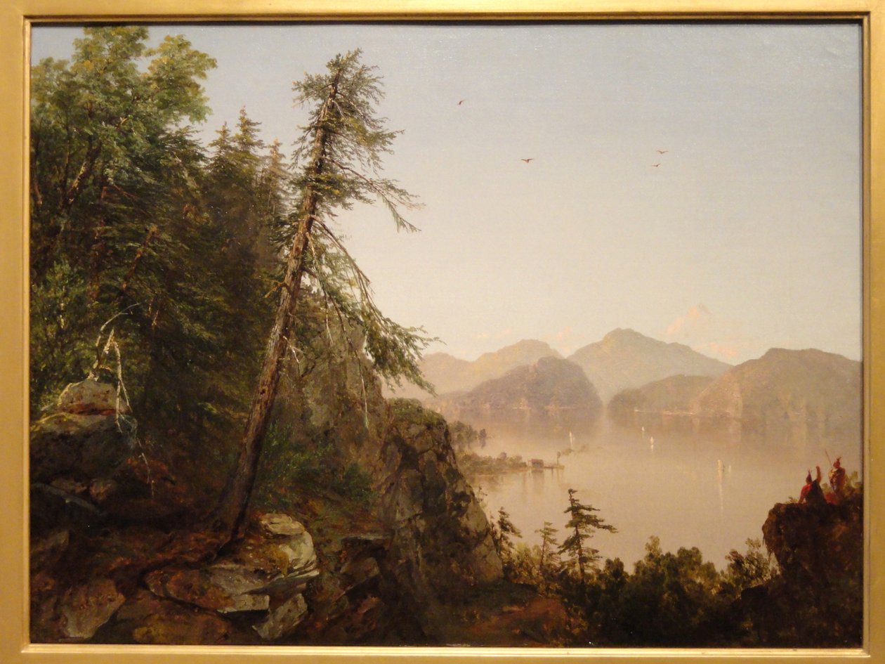 Langs Hudson af John Frederick Kensett