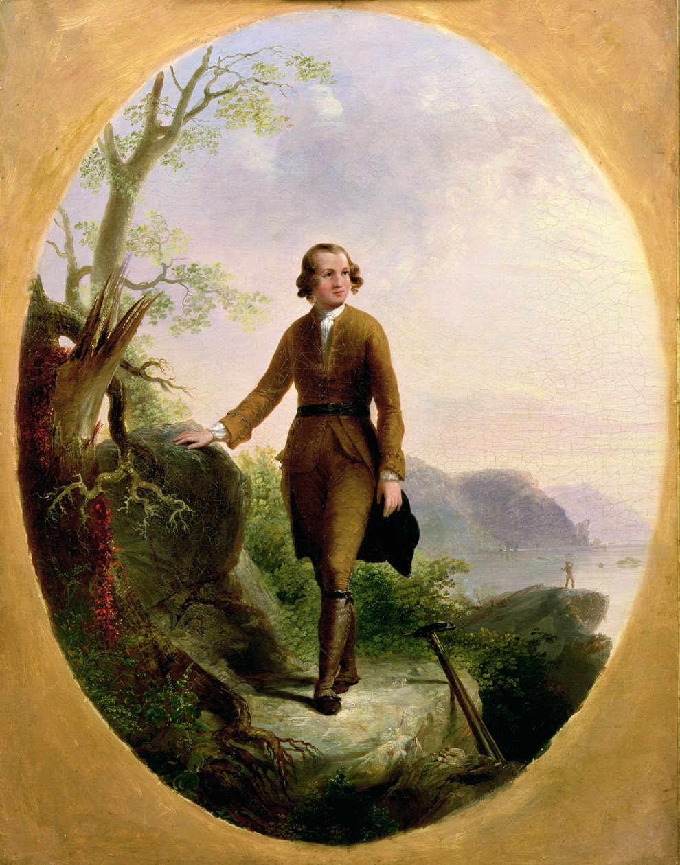 George Washington som ung landmåler, 1841 af John Gadsby Chapman