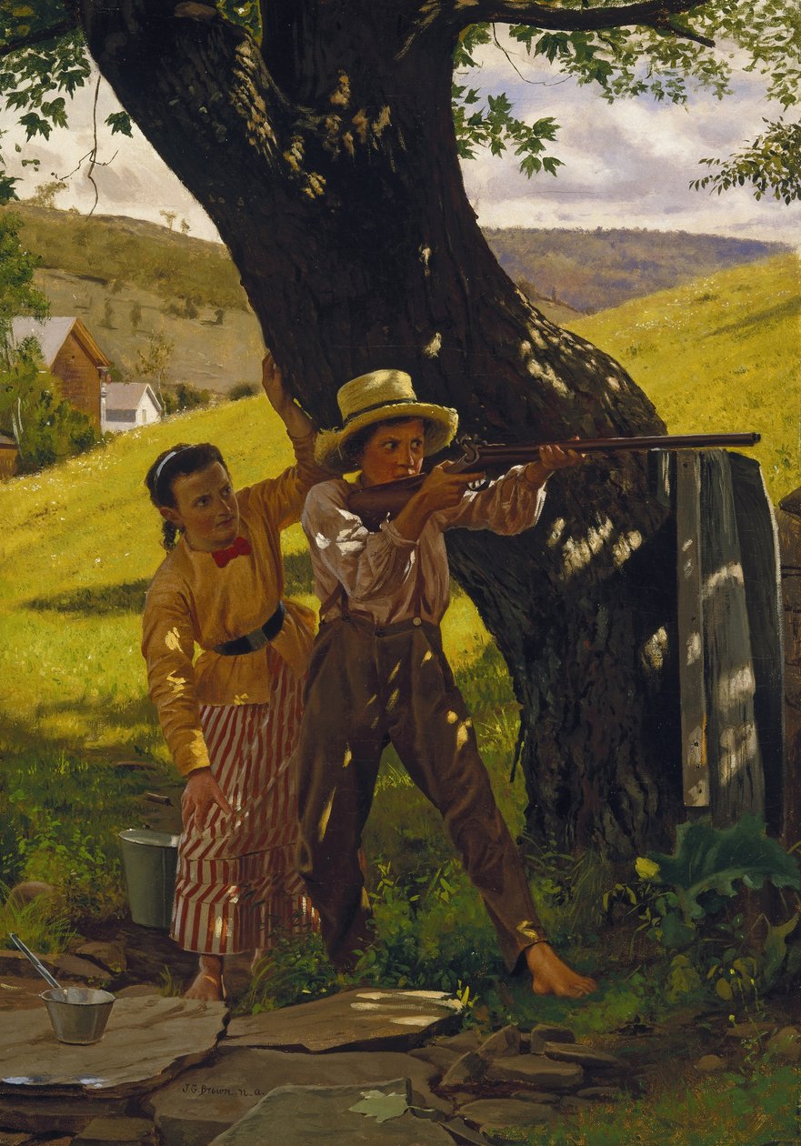 Et sikkert skud af John George Brown