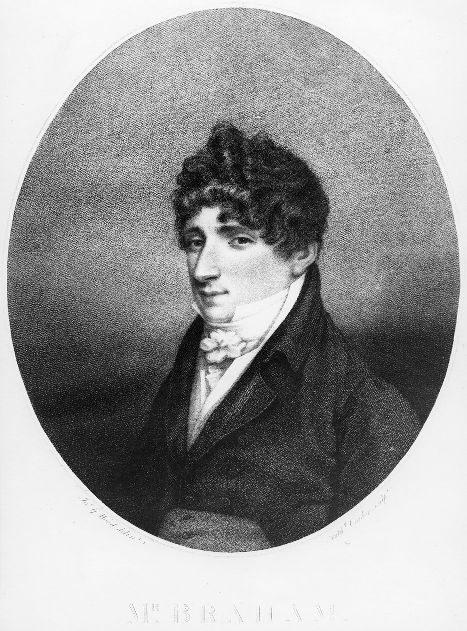 John Braham, graveret af Anthony Cardon, 1806 af John George Wood