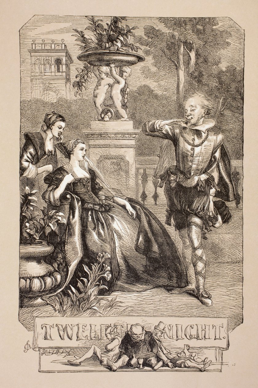 Illustration til Twelfth Night, fra 