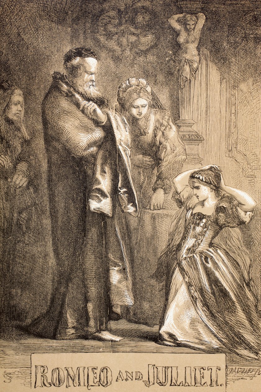 Romeo og Julie, 1890 af John Gilbert