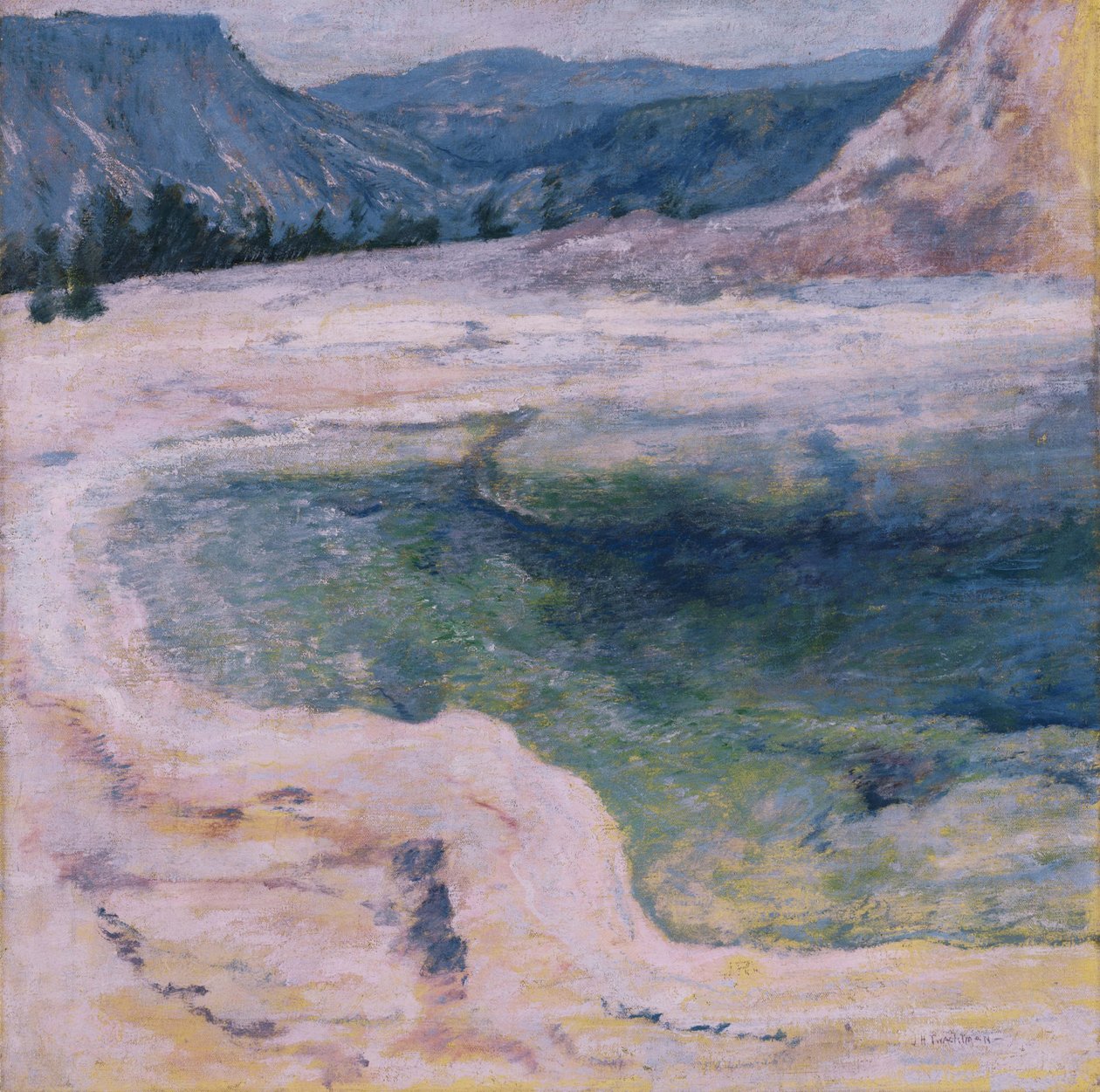 Smaragdpuljen af John Henry Twachtman