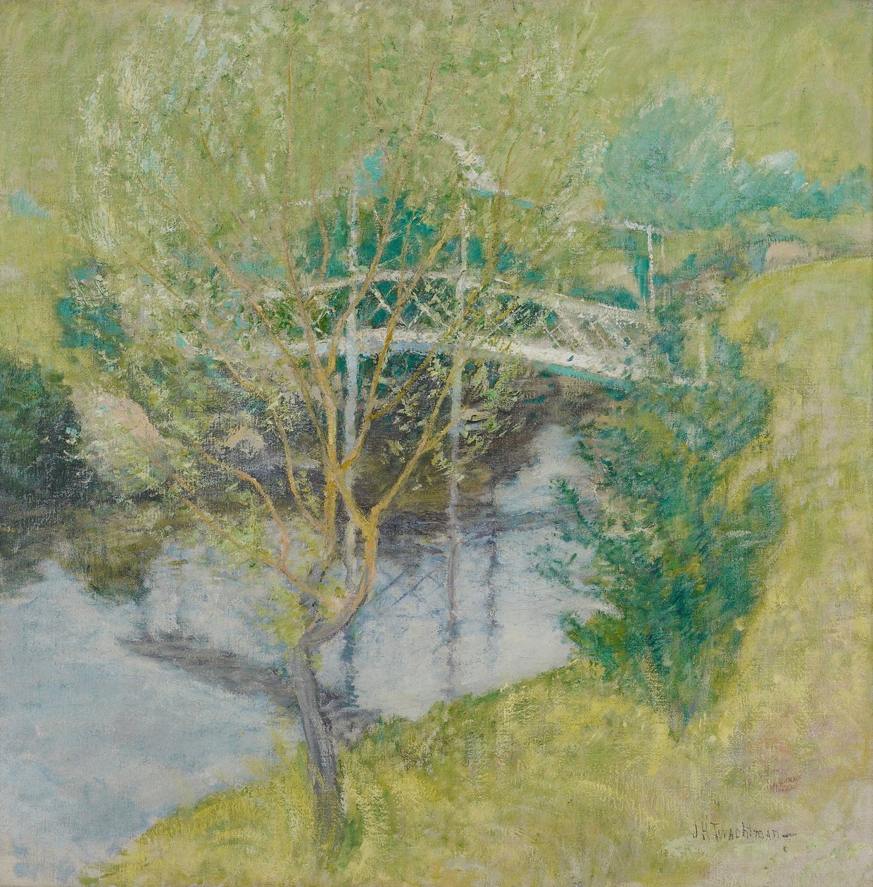 Den hvide bro af John Henry Twachtman
