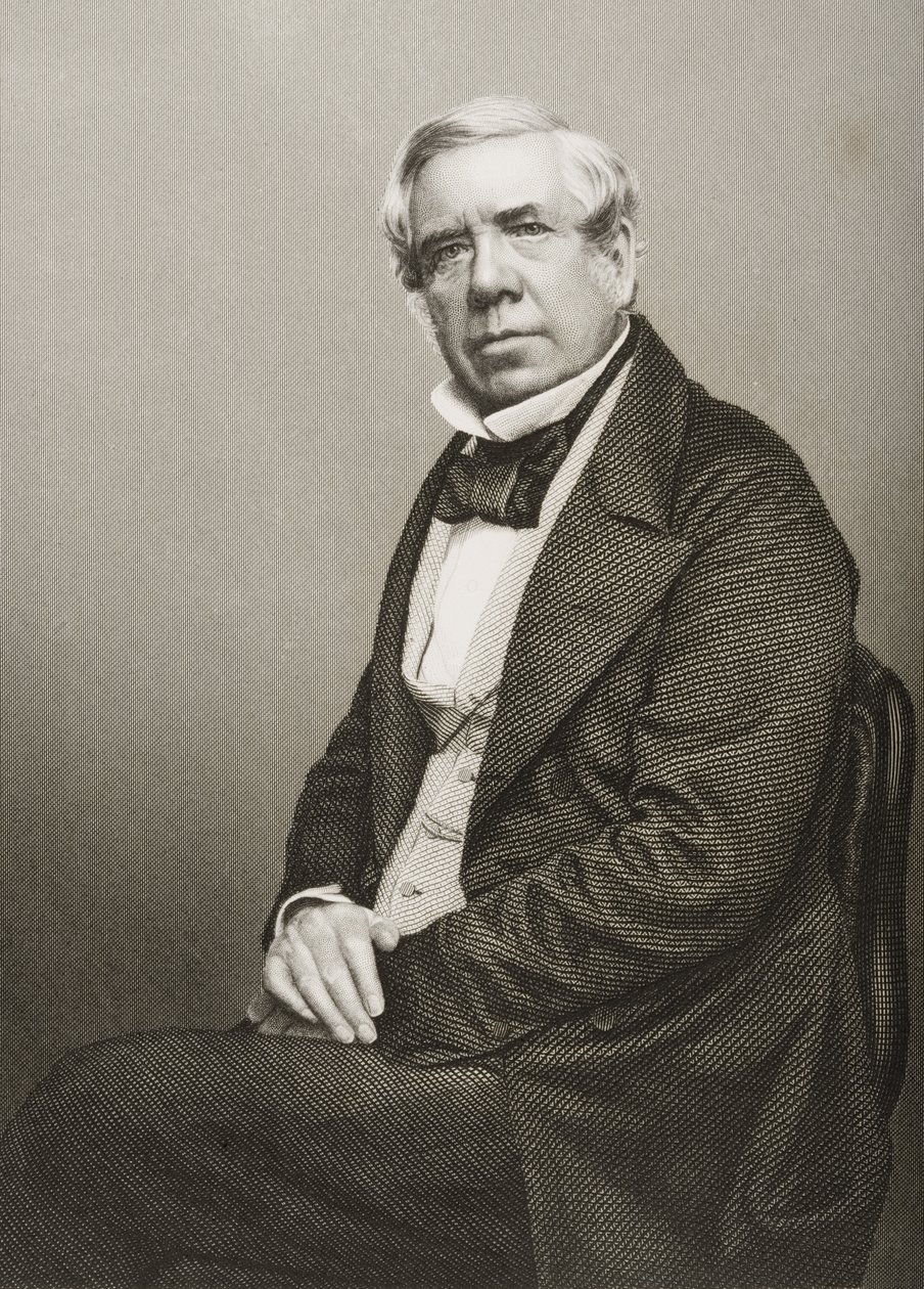 David Roberts (1796-1864) graveret af D.J. Pund fra et fotografi, fra 