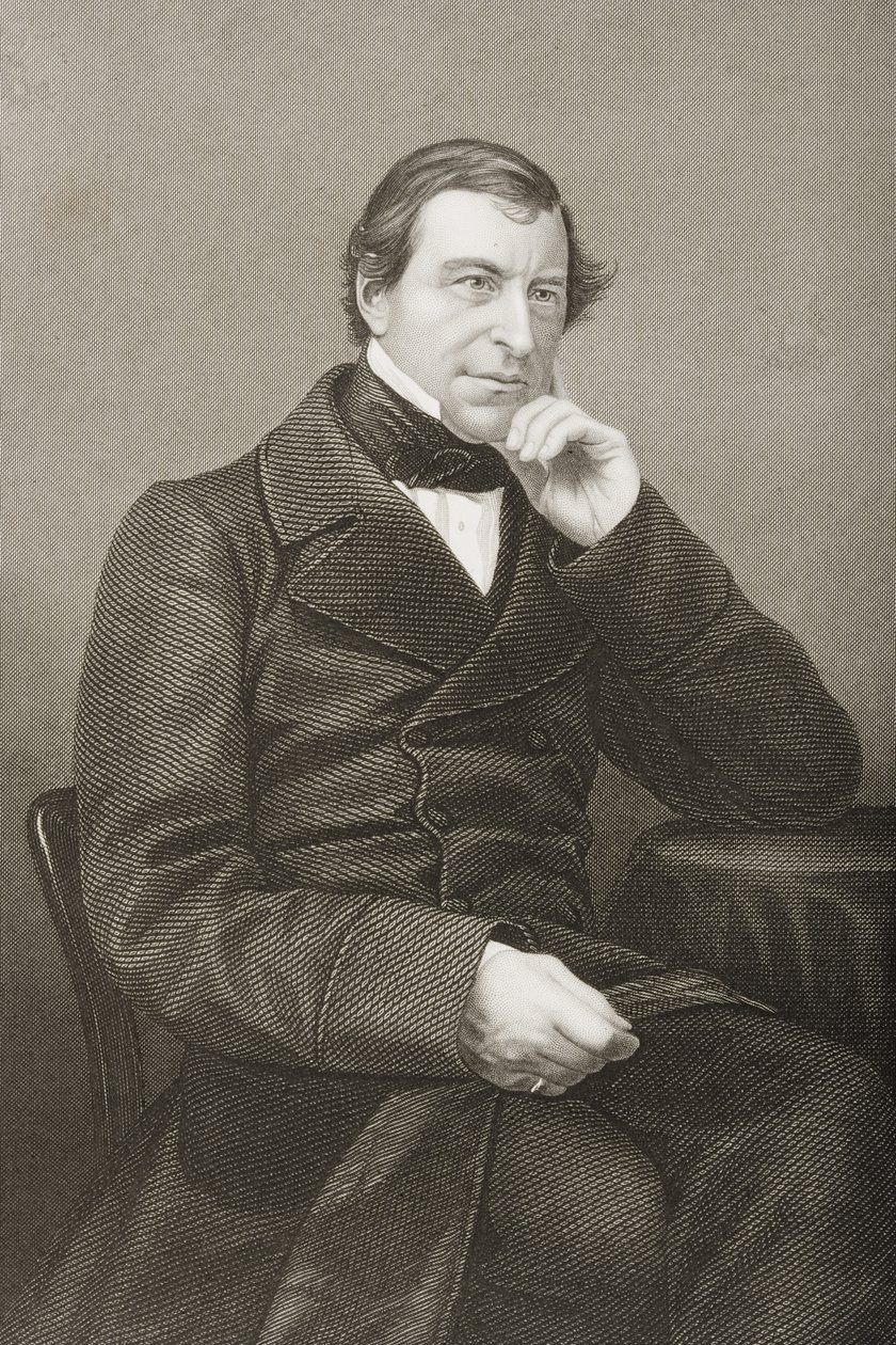 Frederick Thesiger (1794-1878) 1. Lord Chelmsford, graveret af D.J. Pund fra et fotografi, fra 