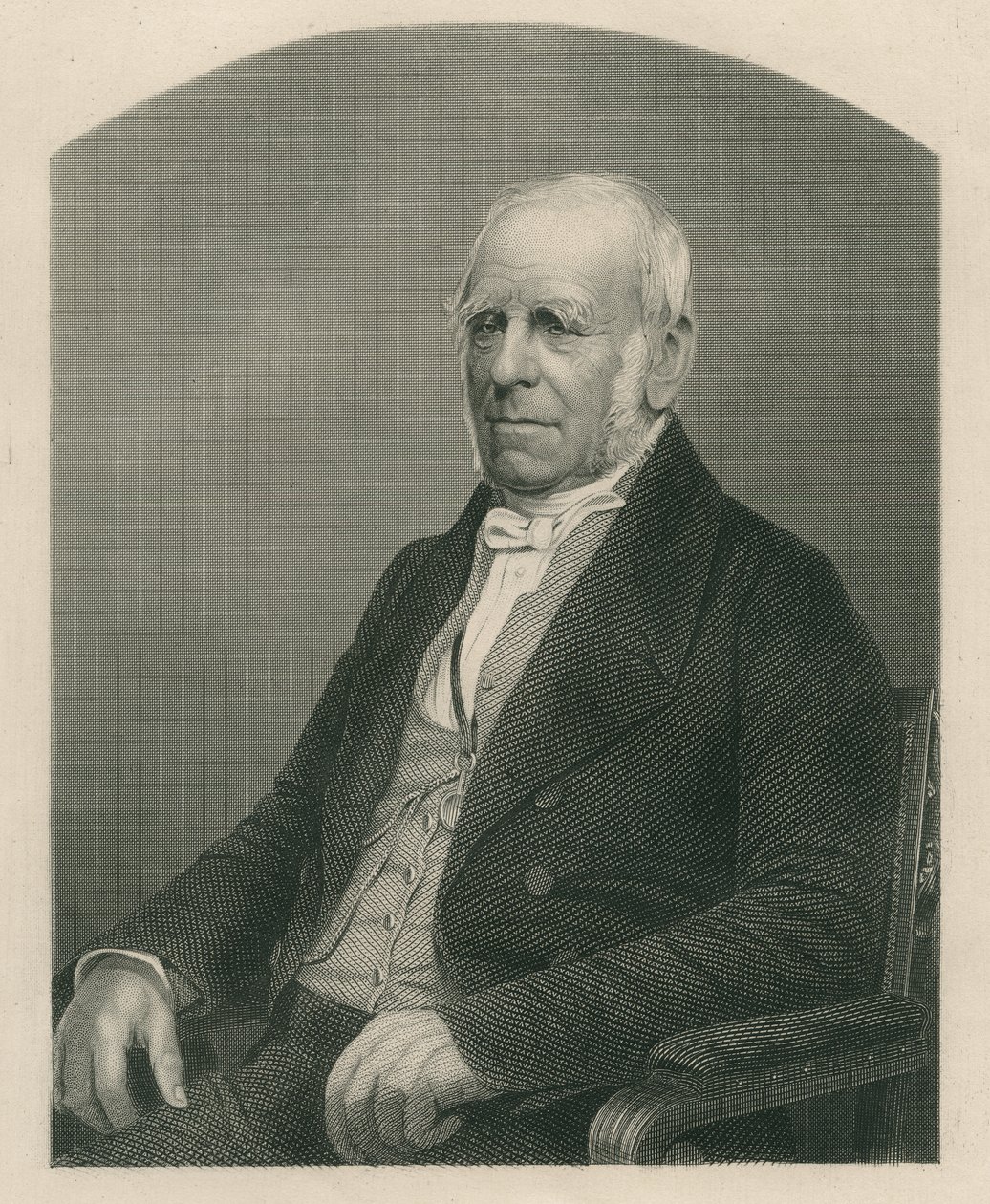 Henry Petty-Fitzmaurice, 3. marquis af Lansdowne, graveret af D.J. Pound efter et fotografi, fra "The Drawing-Room of Eminent Personages, Volume 2", udgivet i London, 1860. af John Jabez Edwin Paisley Mayall