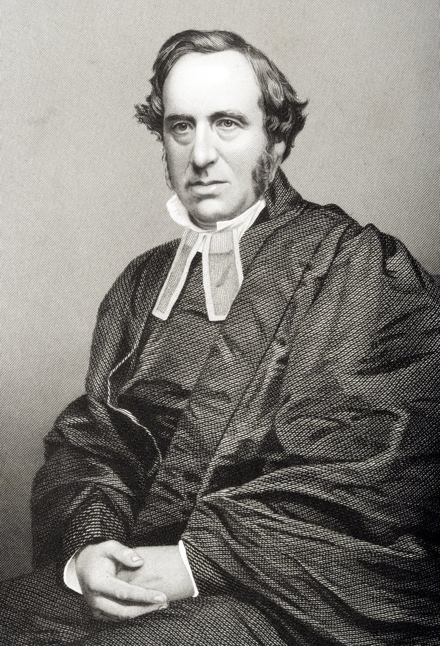 Richard Chenevix Trench (1807-86) indgraveret af D.J. Pund fra et fotografi, fra 