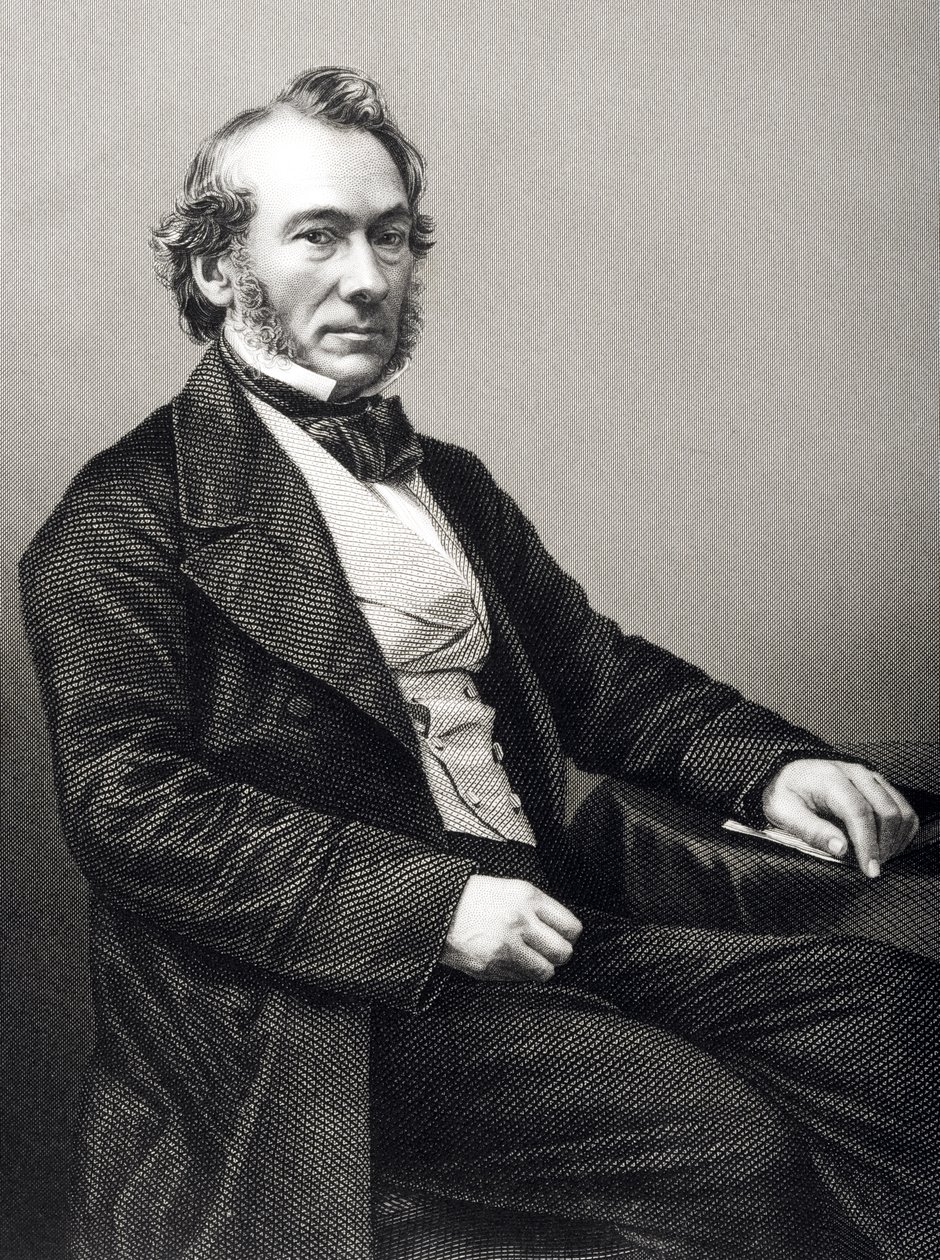Richard Cobden (1783-1862) graveret af D.J. Pund fra et fotografi, fra 