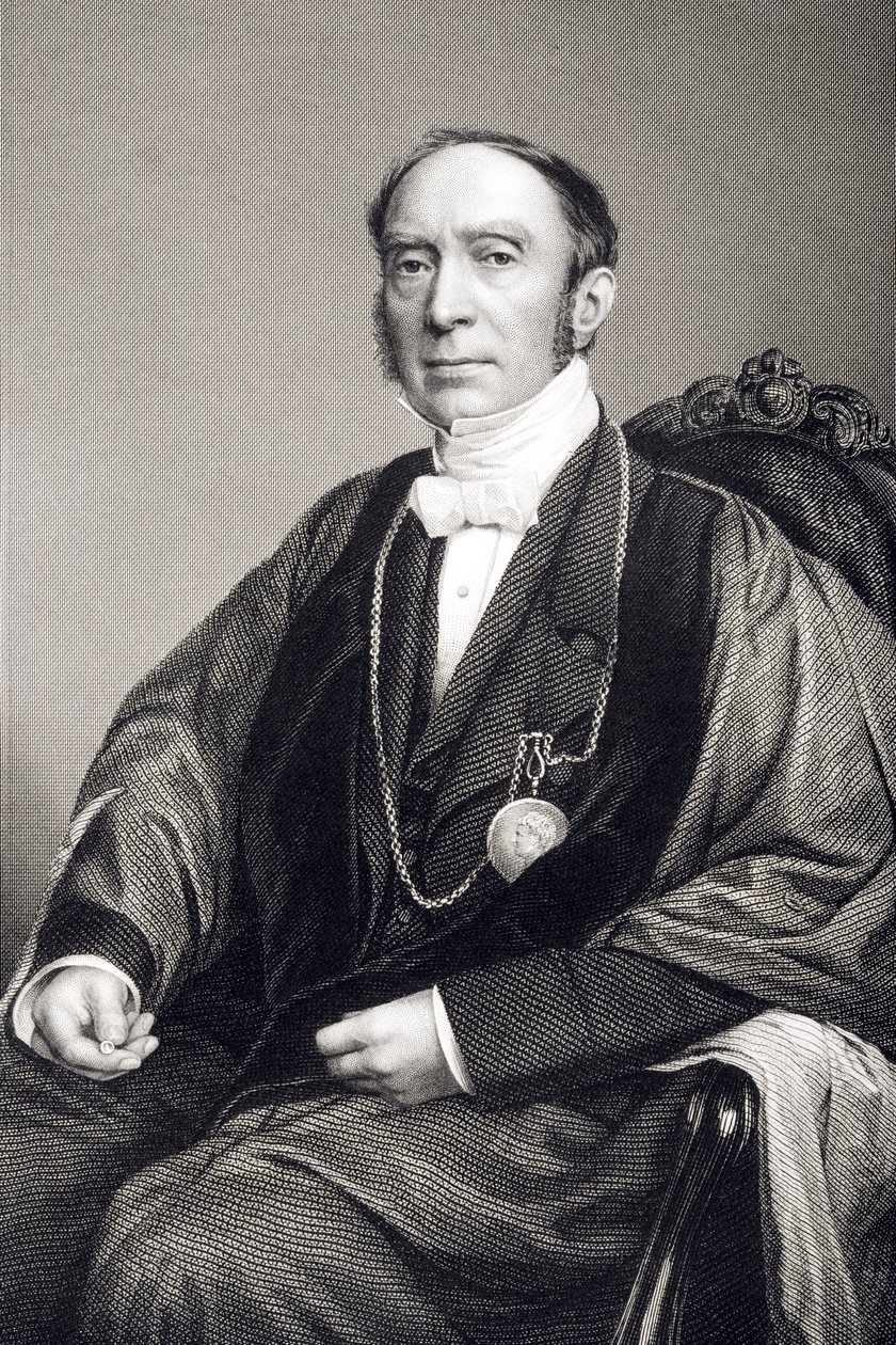Sir Charles Locke Eastlake (1793-1865) graveret af D.J. Pund fra et fotografi, fra 