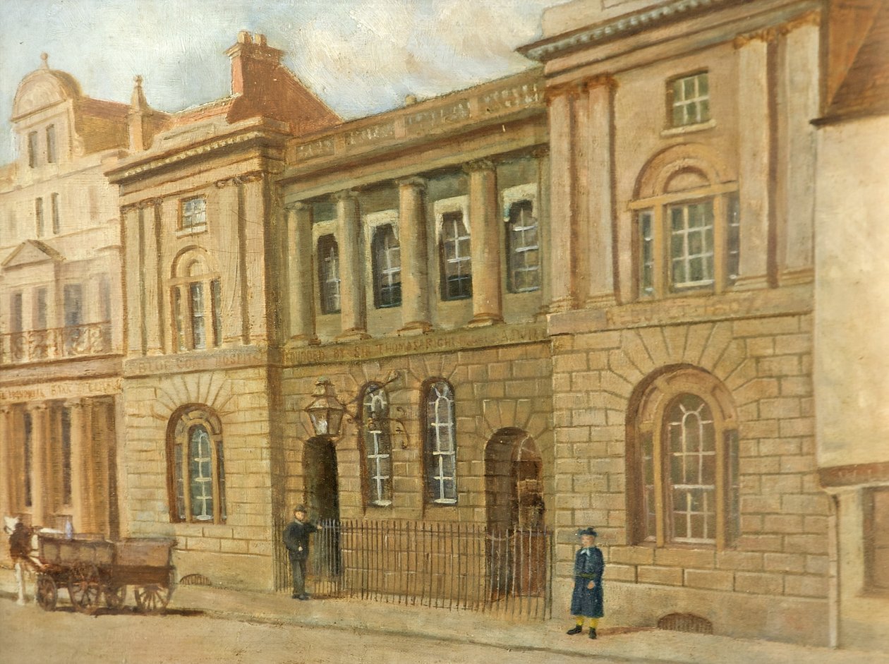 Blue Coat School, Gloucester, ca. 1880 af John Kemp
