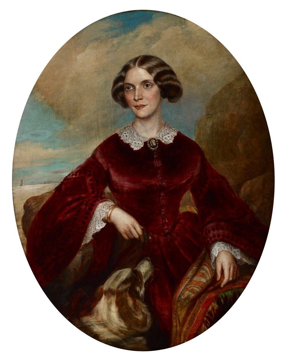 Portræt af Anna Hardaway Bunker af John L. Harding