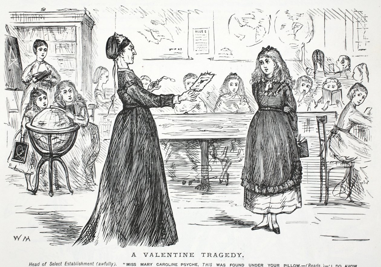 En Valentine Tragedie af John Leech