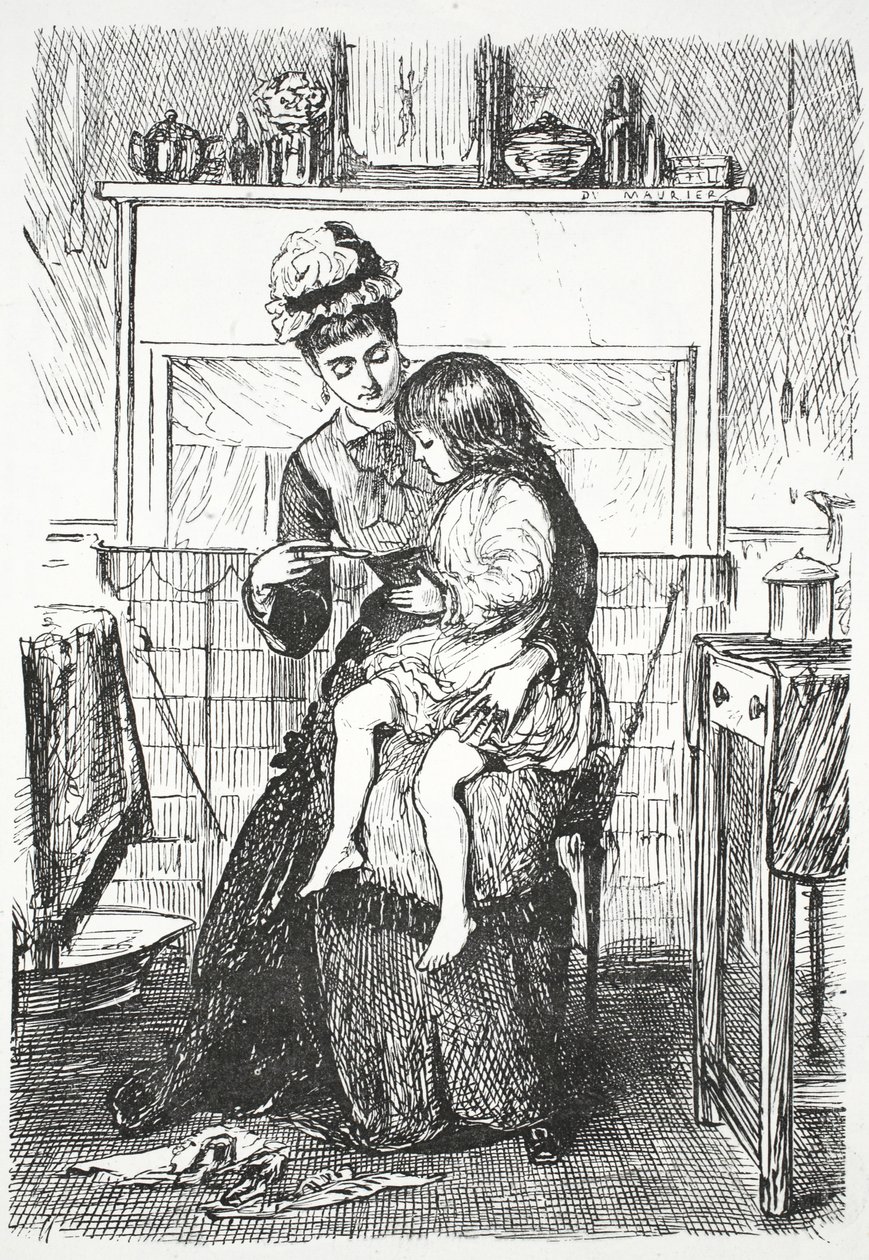 I vuggestuen af John Leech
