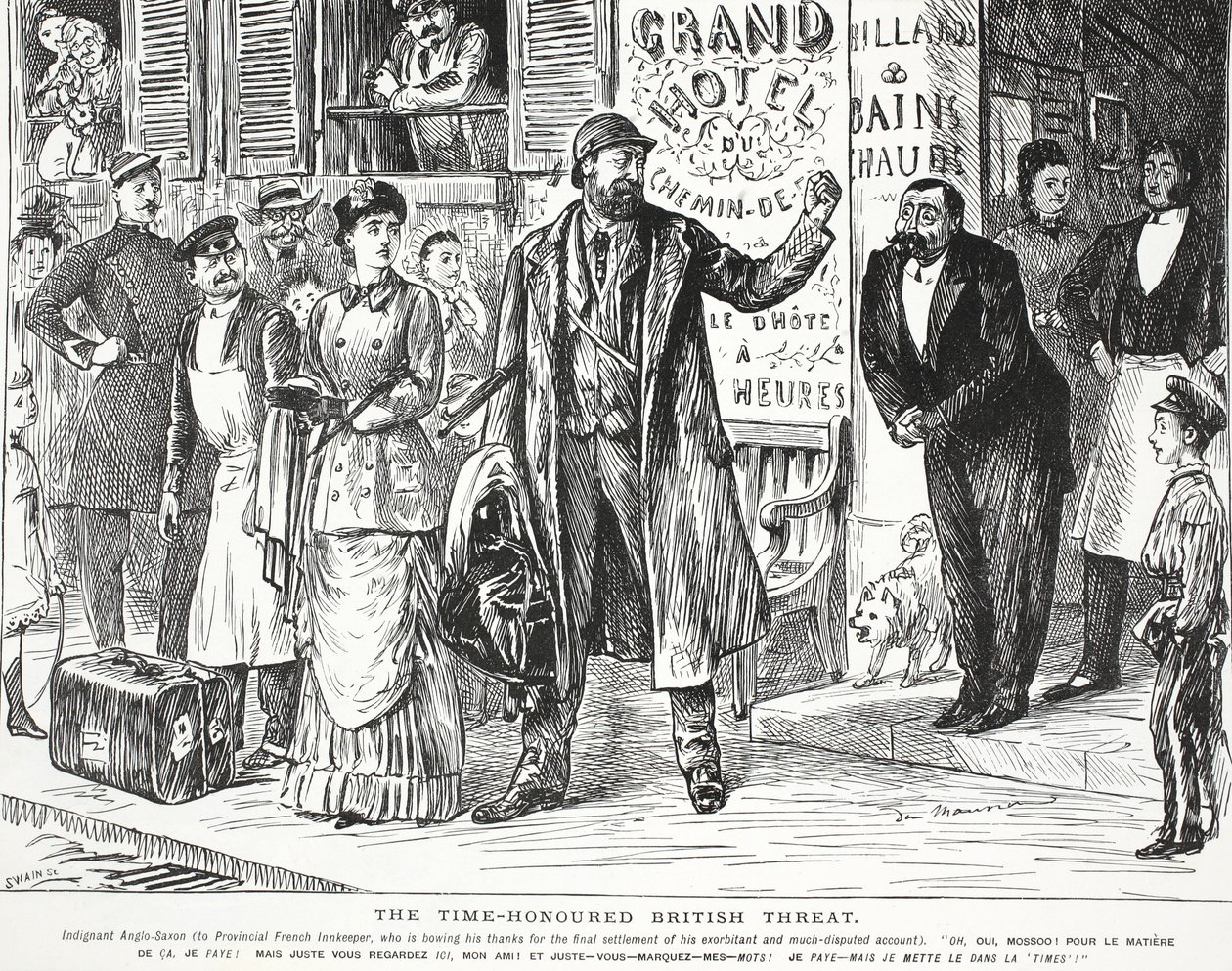 Den hævdvundne britiske trussel af John Leech