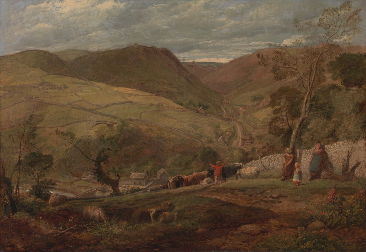 Hanson Toot, Udsigt i Dovedale af John Linnell