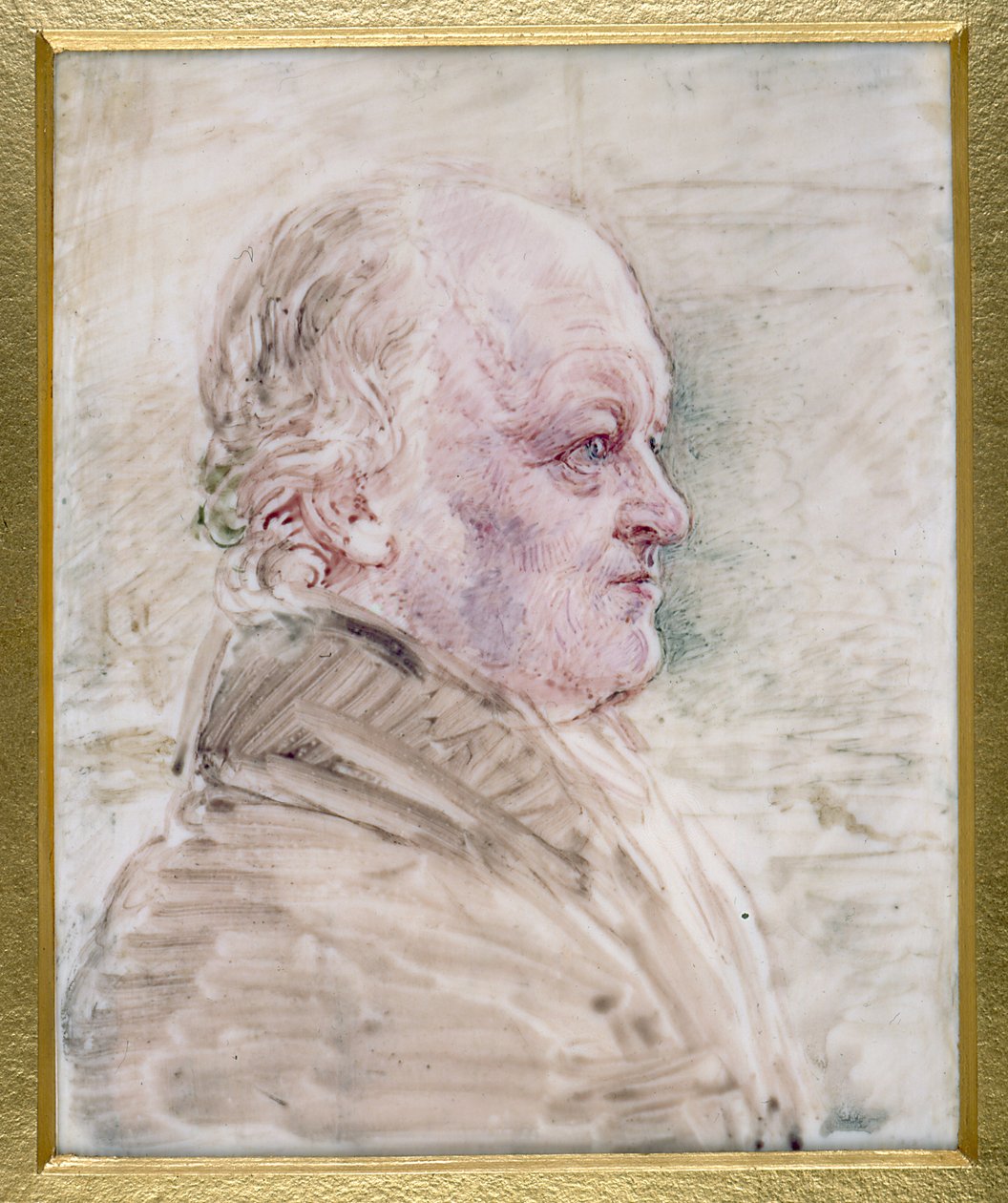 PD.61-1950 Miniature af William Blake (1757-1827) 1821 af John Linnell