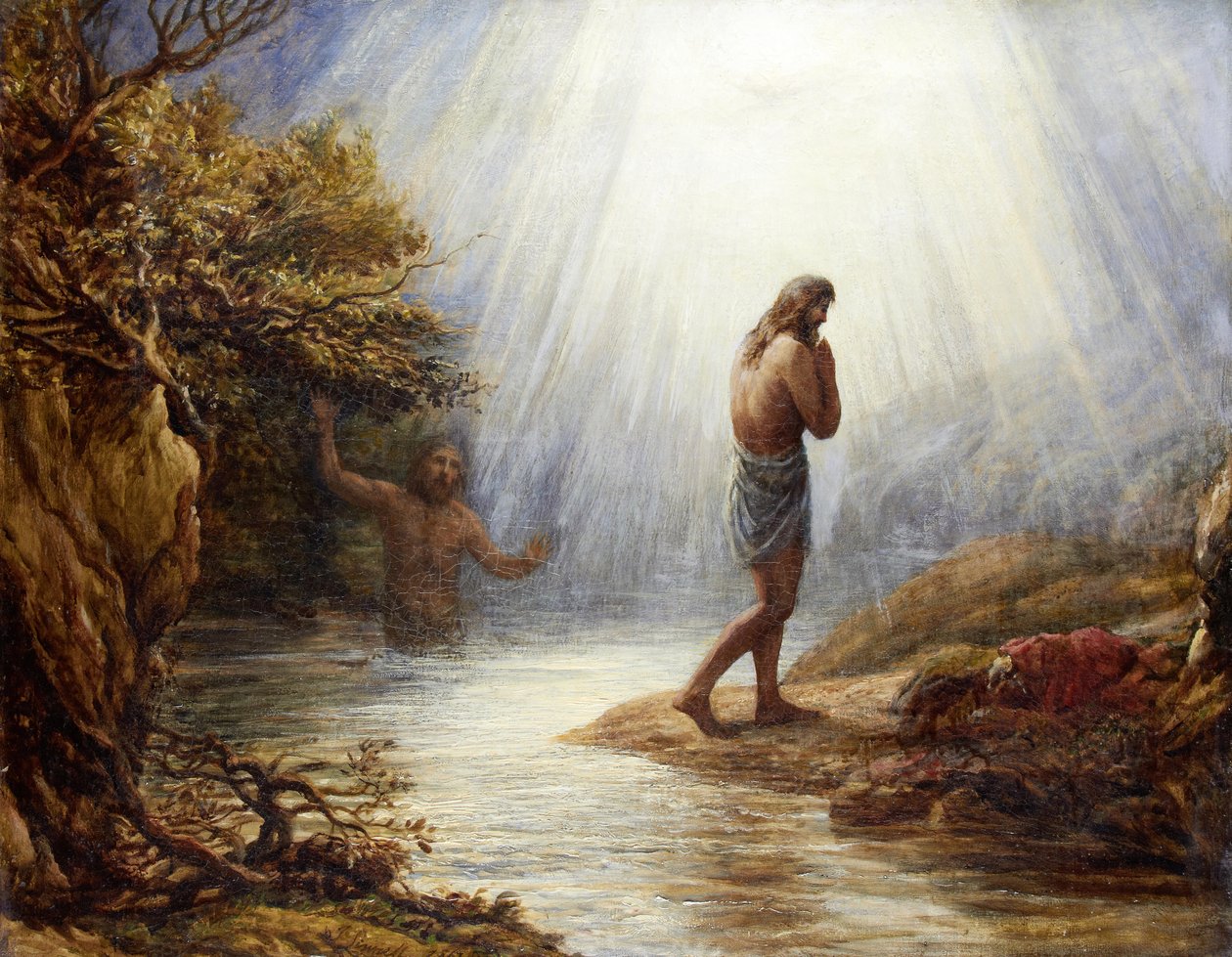 Sankt Johannes Døberen af John Linnell