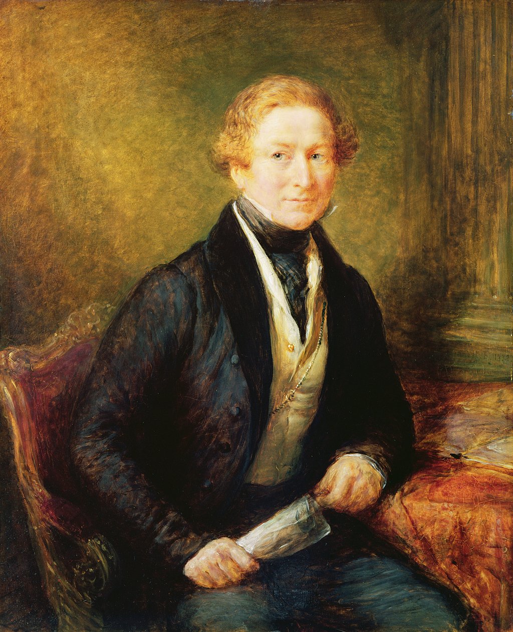 Sir Robert Peel, 1838 af John Linnell