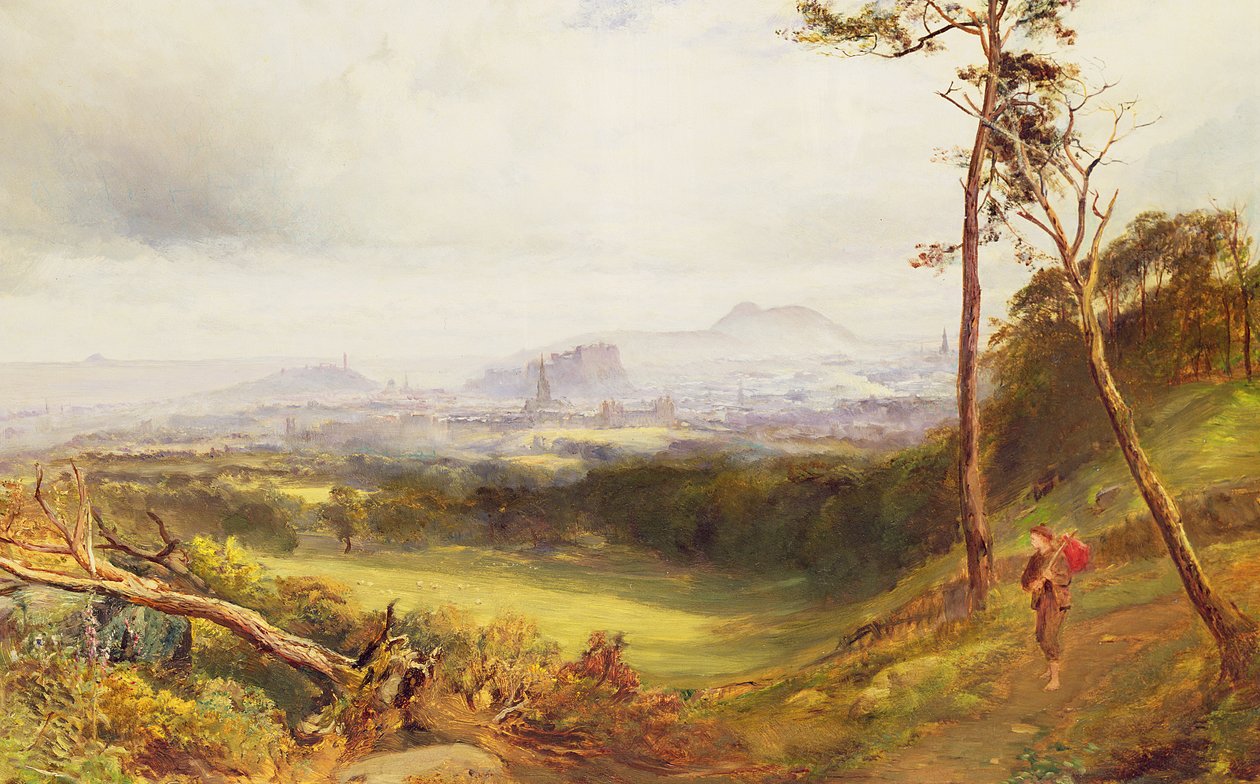 Edinburgh fra Corstorphine af John MacWhirter