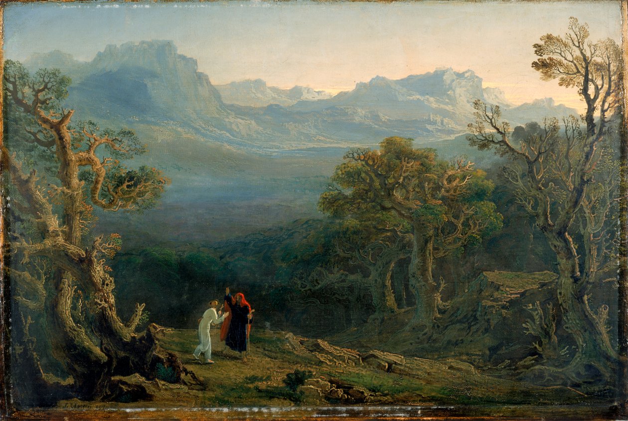 Edwin og Angelina, 1816 af John Martin