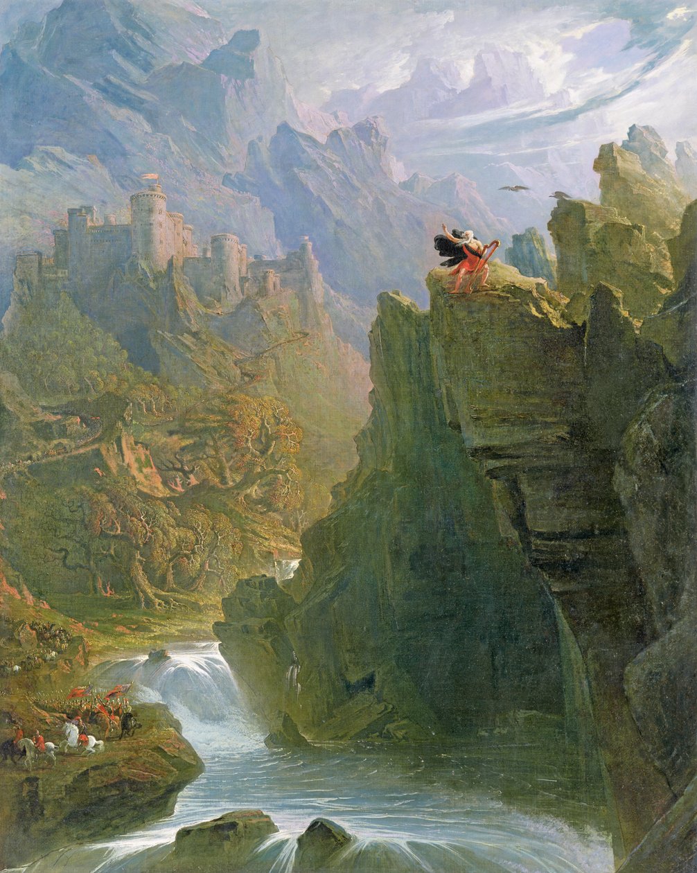 Barden, ca. 1817 af John Martin