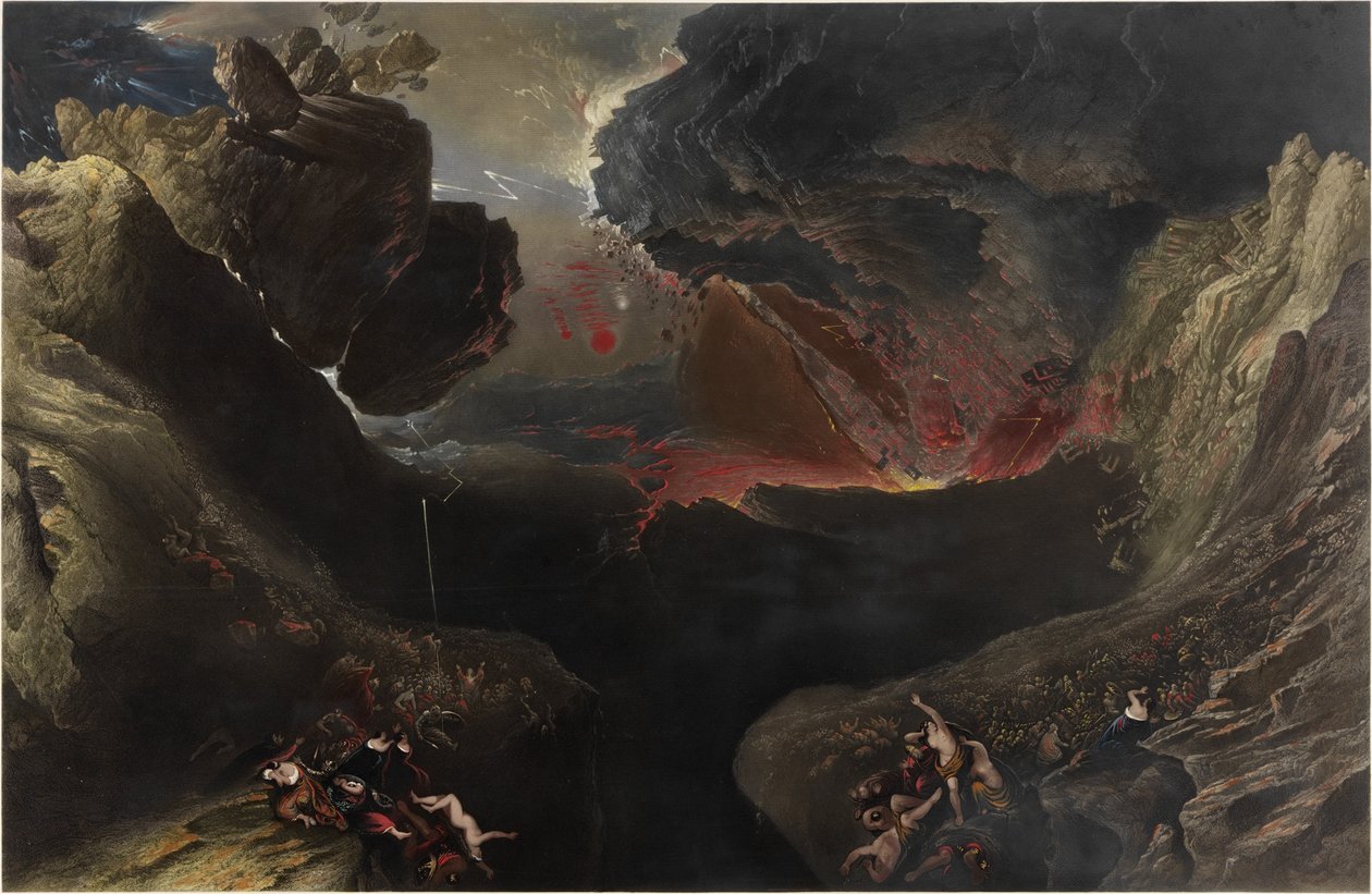Hans vredes store dag, ca. 1851-53 af John Martin