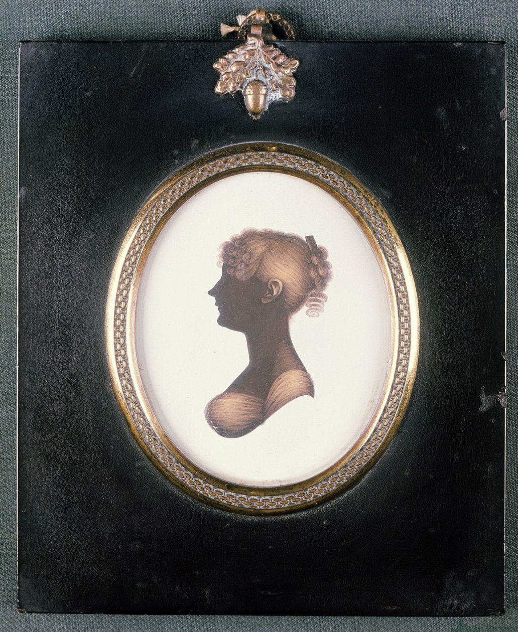 Silhuet af Cassandra Austen, ca.1809 af John Meiers