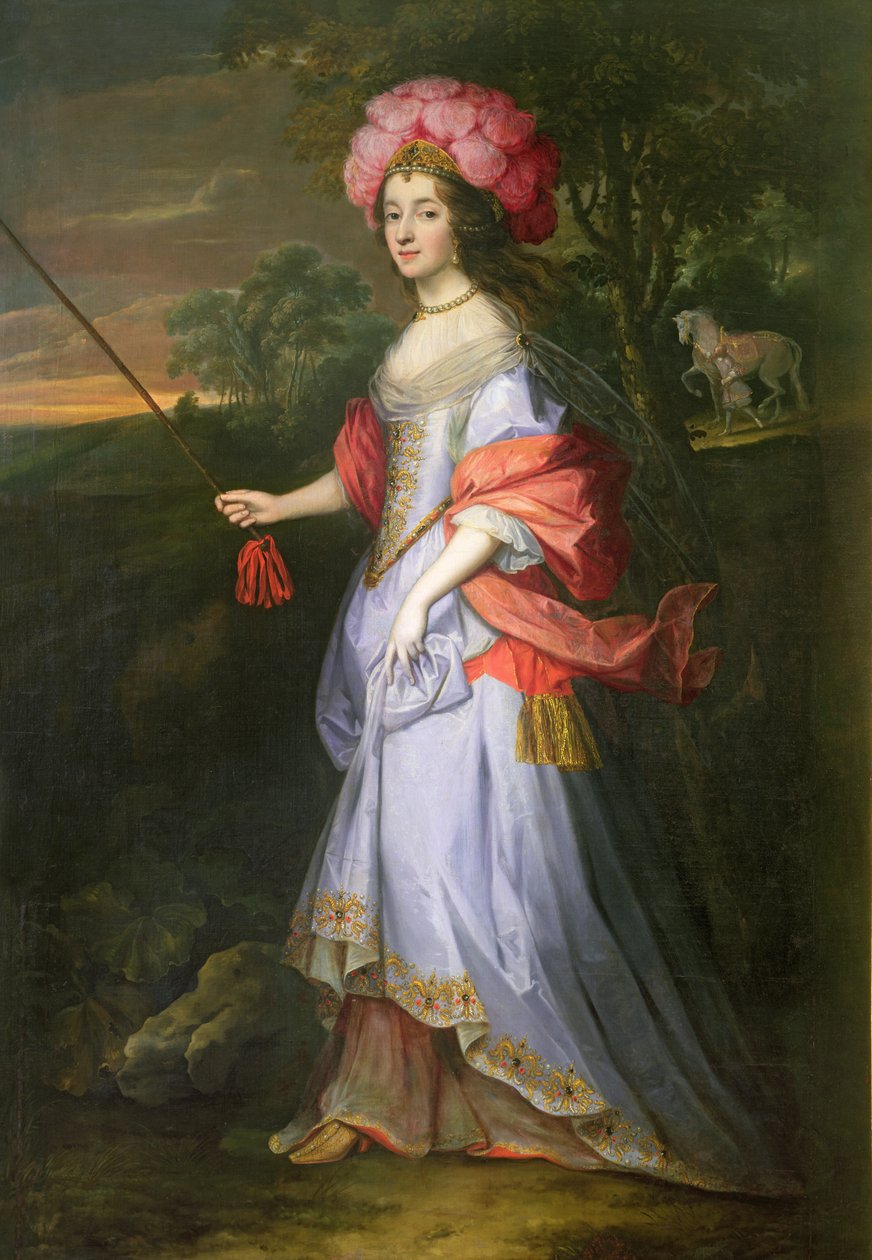 En dame i maskeradedragt, ca. 1679 af John Michael Wright