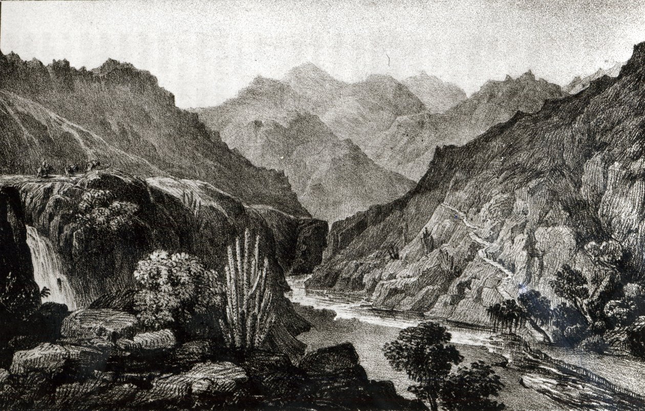 Udsigt i Cordillera af John Miers