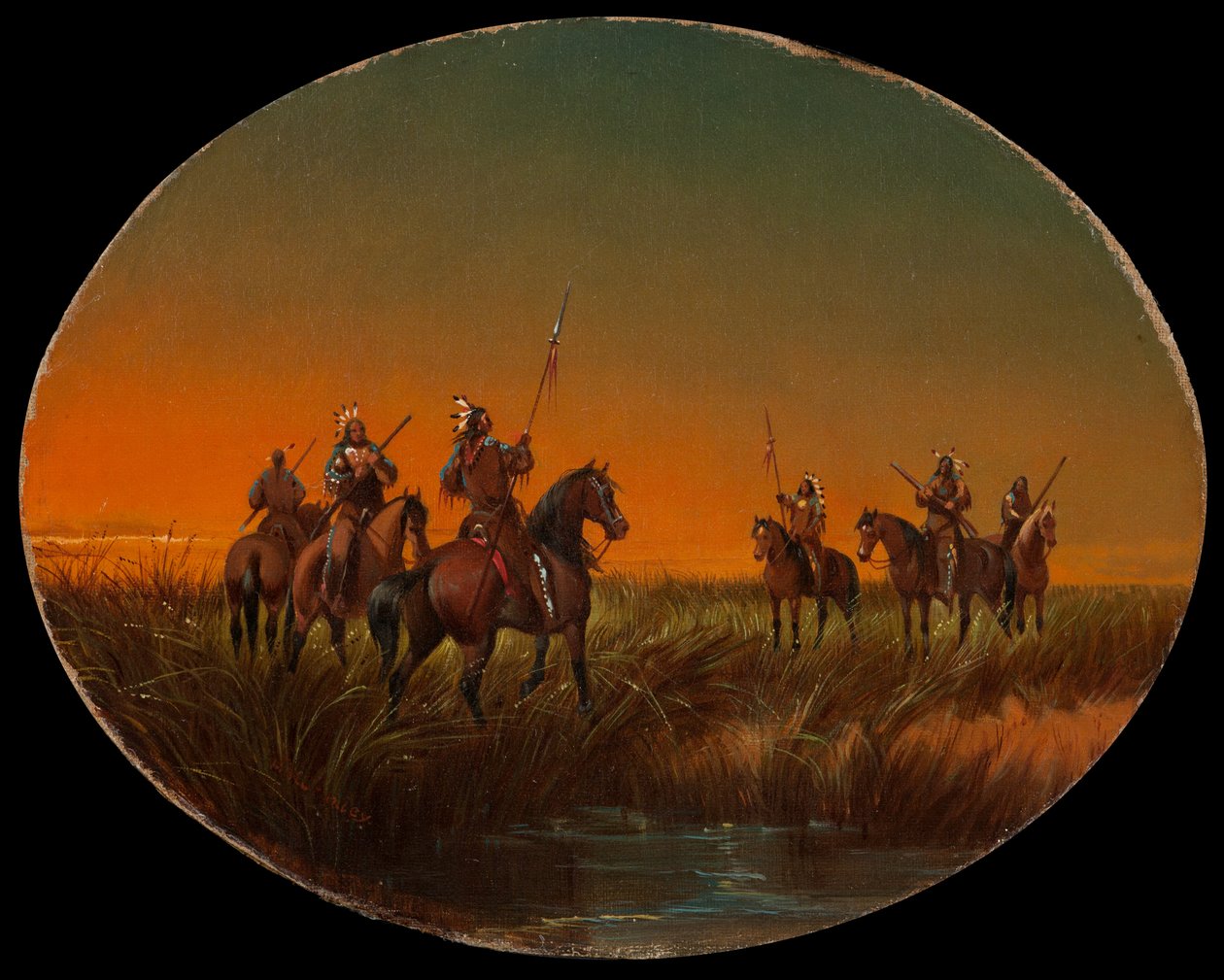 Udfordringen, ca. 1870 af John Mix Stanley