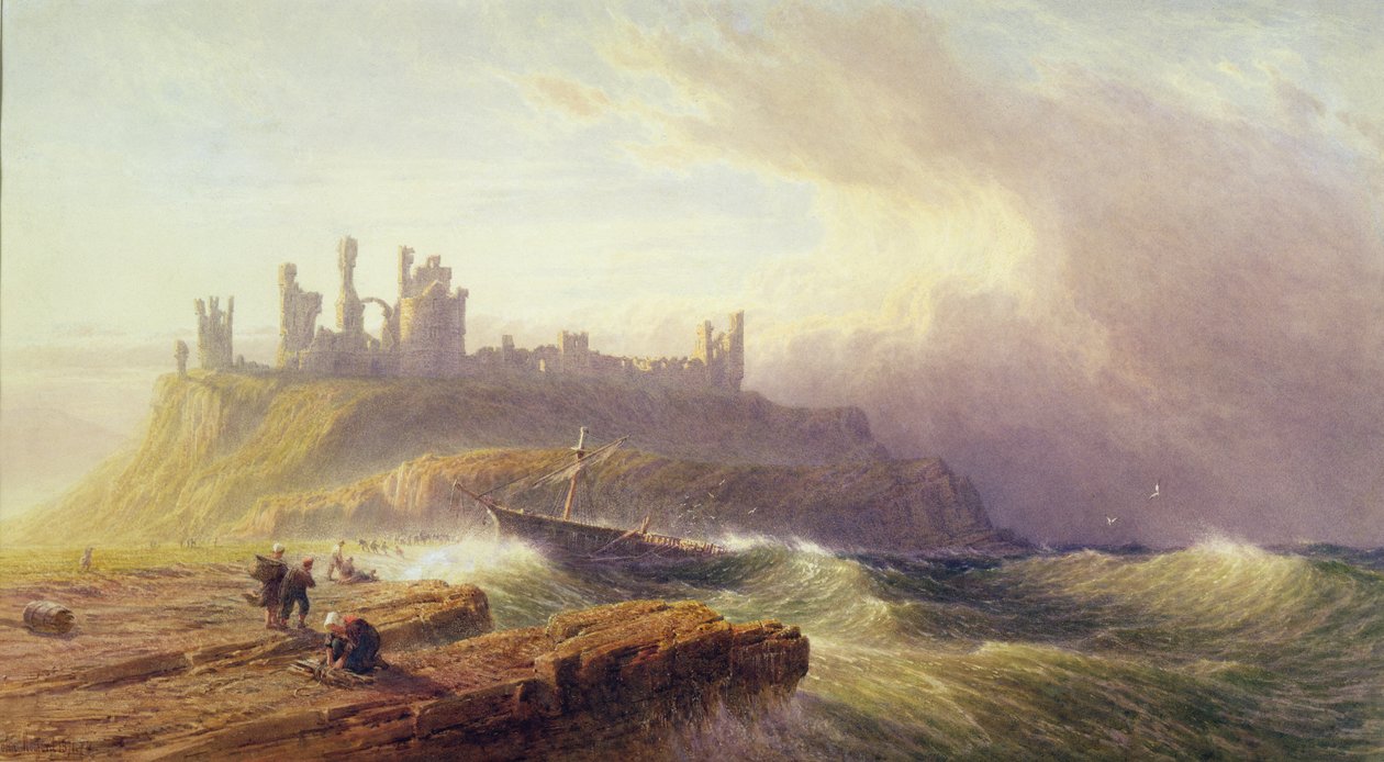 Dunstanburgh Castle, Northumberland af John Mogford